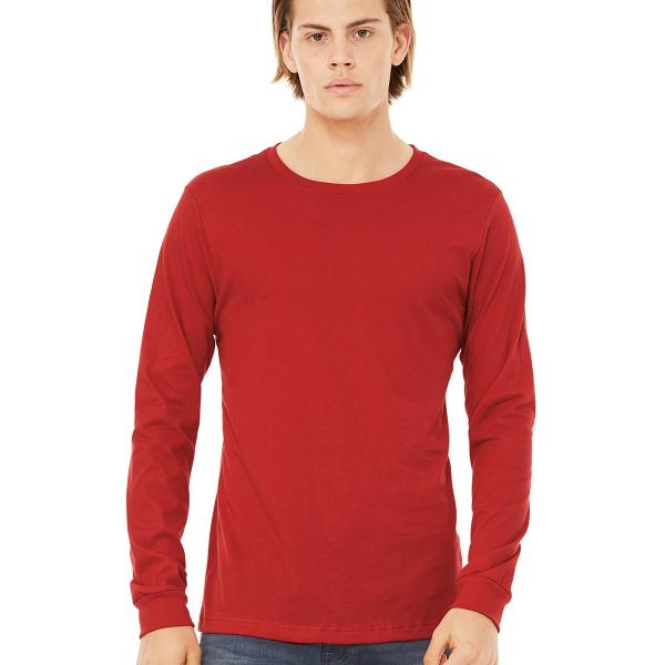 Bella + Canvas 3501 Unisex Adult Jersey Long-Sleeve T-Shirt