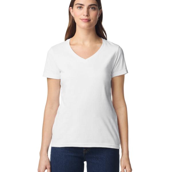 Women's Softstyle® V-Neck T-Shirt - 64V00L